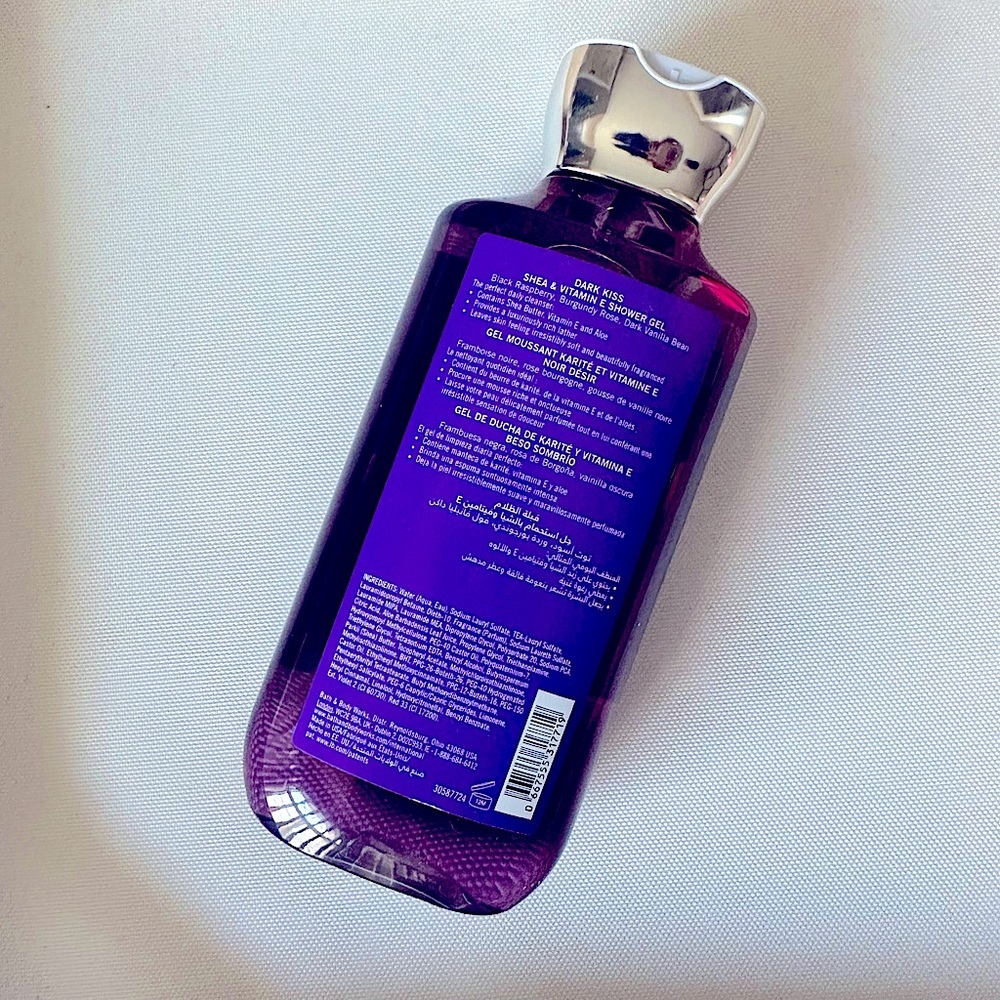 π«2/$25π« Bath & Body Works Dark Kiss Shower Gel Body Wash with Shea & Vitamin E - Picture 3 of 3